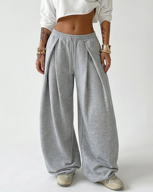 Curvvvy™ The Sculpted Street Pleated Baggy Sweats
