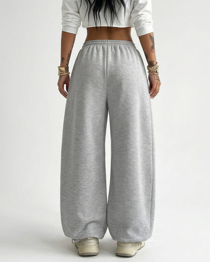 Curvvvy™ The Sculpted Street Pleated Baggy Sweats