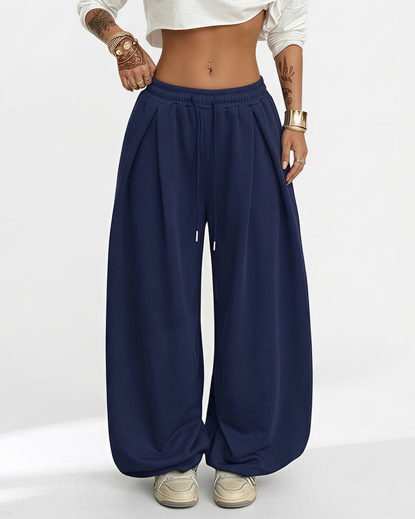 Curvvvy™ The Sculpted Street Pleated Baggy Sweats