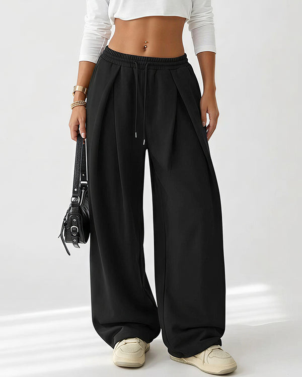 Curvvvy™ The Sculpted Street Pleated Baggy Sweats