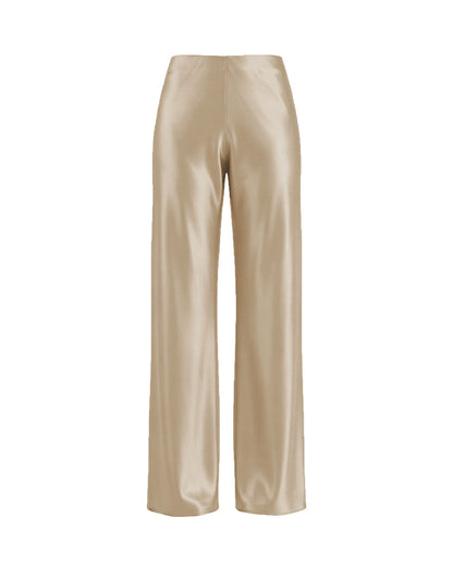 Curvvvy™ Luftige Baumwoll-Leinen-Hose mit weitem Bein und Smok-Bund