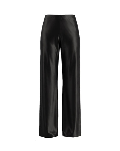 Curvvvy™ Luftige Baumwoll-Leinen-Hose mit weitem Bein und Smok-Bund