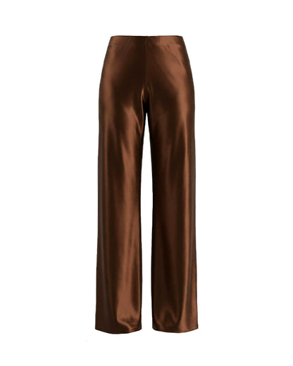 Curvvvy™ Luftige Baumwoll-Leinen-Hose mit weitem Bein und Smok-Bund
