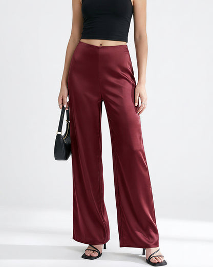 Curvvvy™ Luftige Baumwoll-Leinen-Hose mit weitem Bein und Smok-Bund