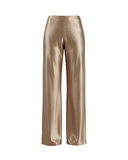 Curvvvy™ Luftige Baumwoll-Leinen-Hose mit weitem Bein und Smok-Bund