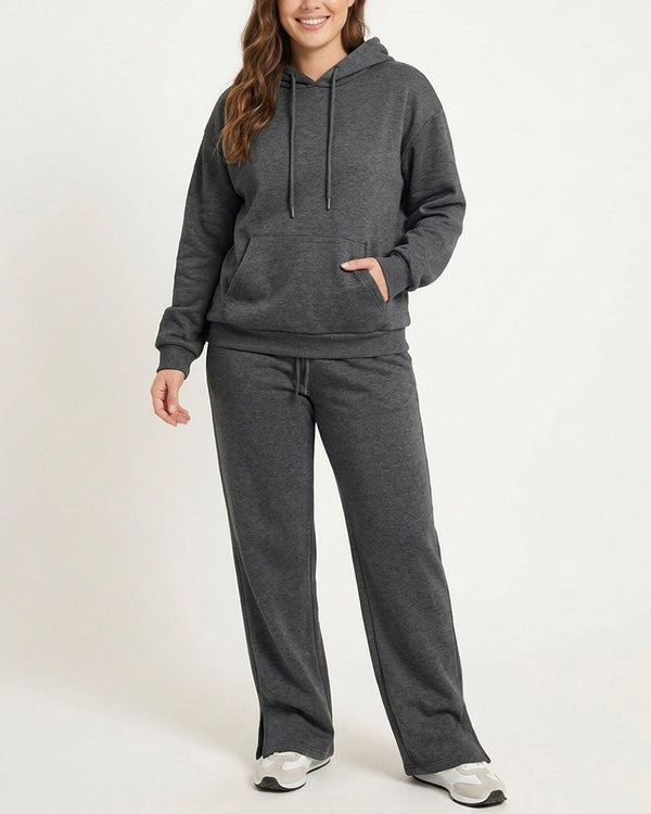 Curvvvy™ Zweiteiliges Set mit V-Ausschnitt für Freizeit & Alltag