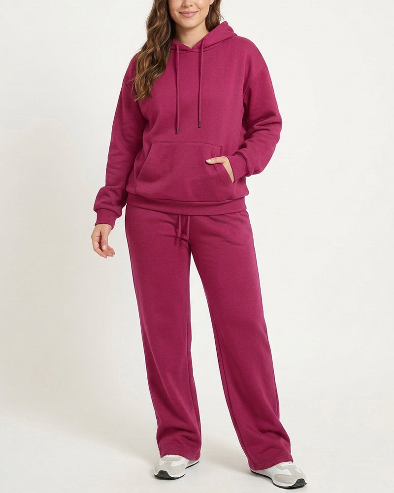 Curvvvy™ Zweiteiliges Set mit V-Ausschnitt für Freizeit & Alltag