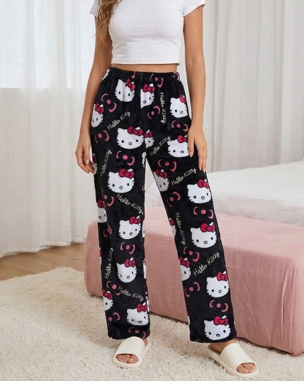 Curvvvy™ Luftige Baumwoll-Leinen-Hose mit weitem Bein und Smok-Bund