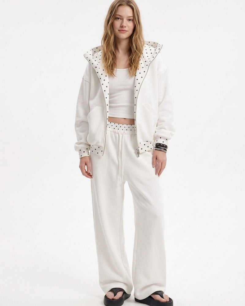 Curvvvy™ Completo Casual con Top con Spalle Scoperte e Pantaloni Ampi
