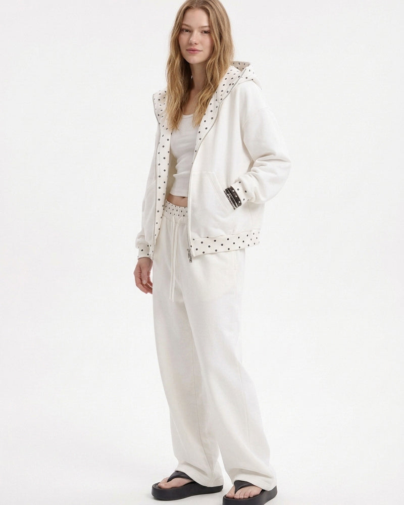 Curvvvy™ Completo Casual con Top con Spalle Scoperte e Pantaloni Ampi
