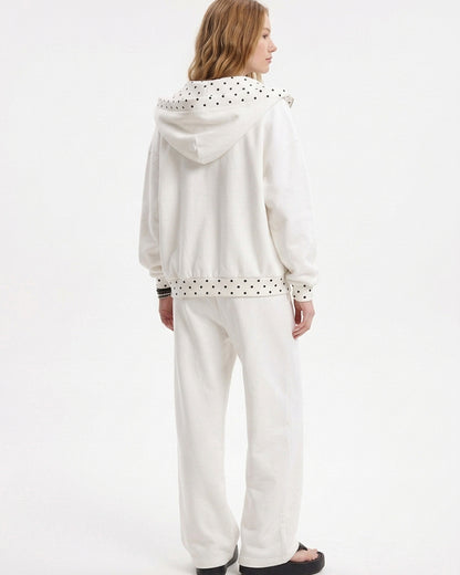 Curvvvy™ Completo Casual con Top con Spalle Scoperte e Pantaloni Ampi