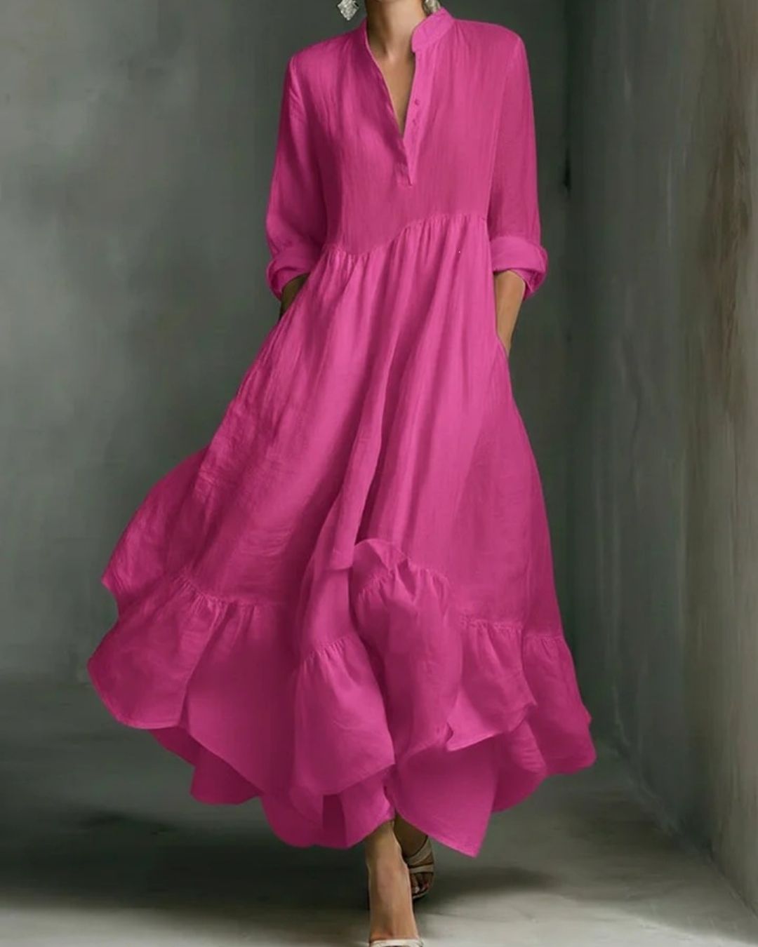 Curvvvy™ Elegant Flowy Maxi Dress