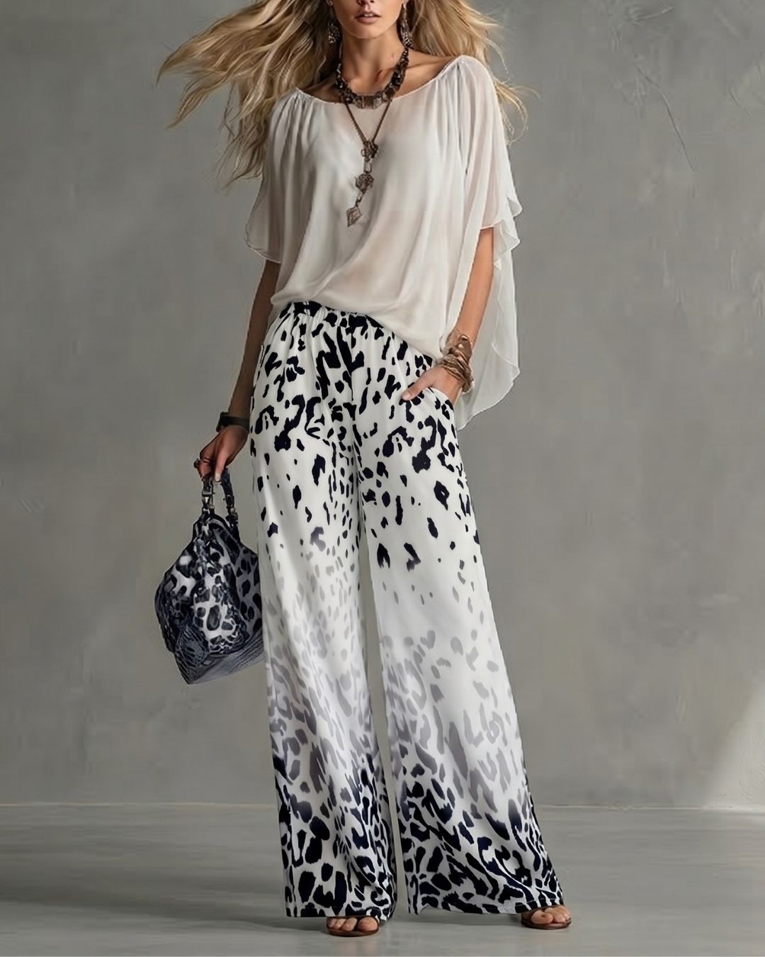 Curvvvy™ Ombre Leopard Set