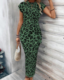 Green Leopard Print