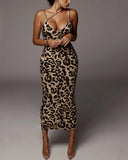 Brown Leopard Print