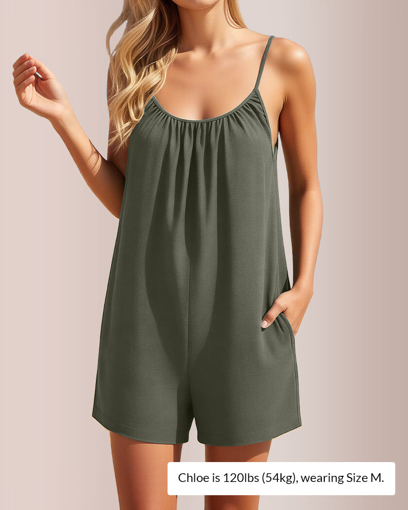 Curvvvy™ Breezy Backless Summer Romper