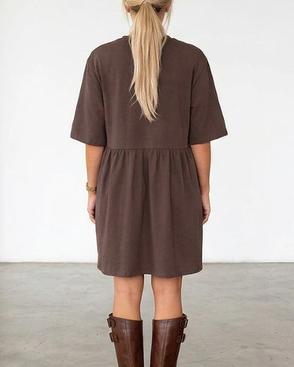 Curvvvy™ Casual Loose Tiered Mini Dress