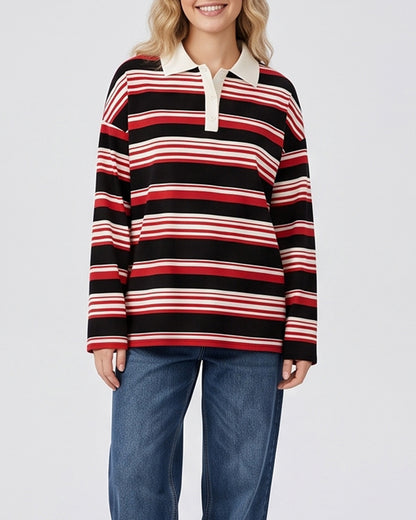 Curvvvy™ Sweat Col V Décontracté à Manches Longues avec Poche
