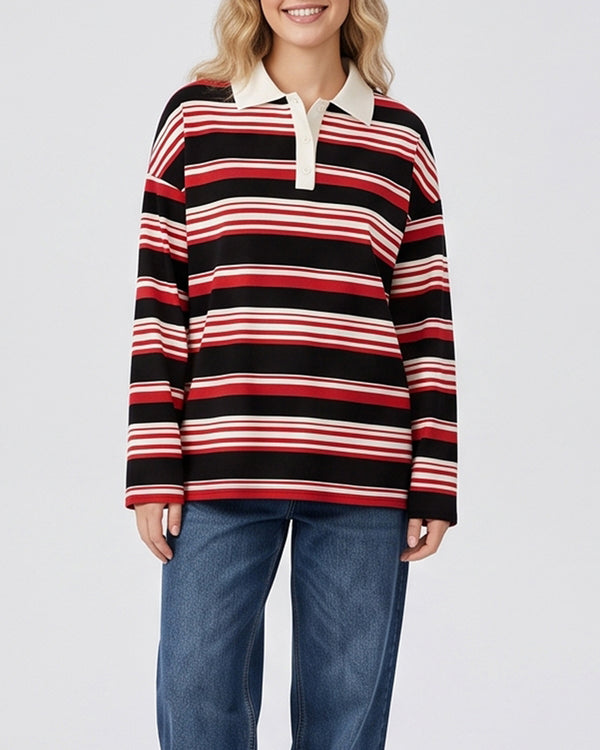 Curvvvy™ Sweat Col V Décontracté à Manches Longues avec Poche