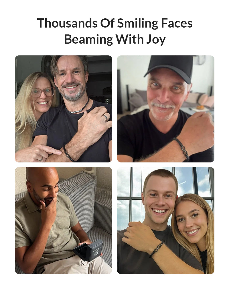 Curvvvy® Custom Men's Braided Leather Bracelet Gift Box