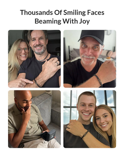 Curvvvy® Custom Men's Braided Leather Bracelet Gift Box