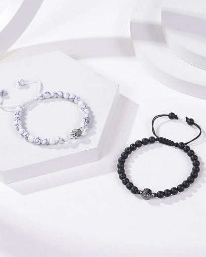 Curvvvy® Custom Photo Projection Stone Bracelet