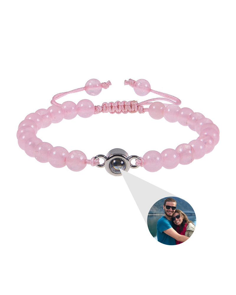 Curvvvy® Custom Photo Projection Stone Bracelet
