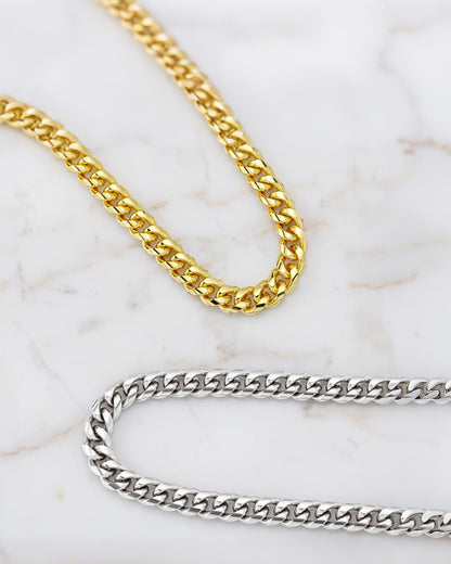Curvvvy® Classic Cuban Link Chain Gift Set