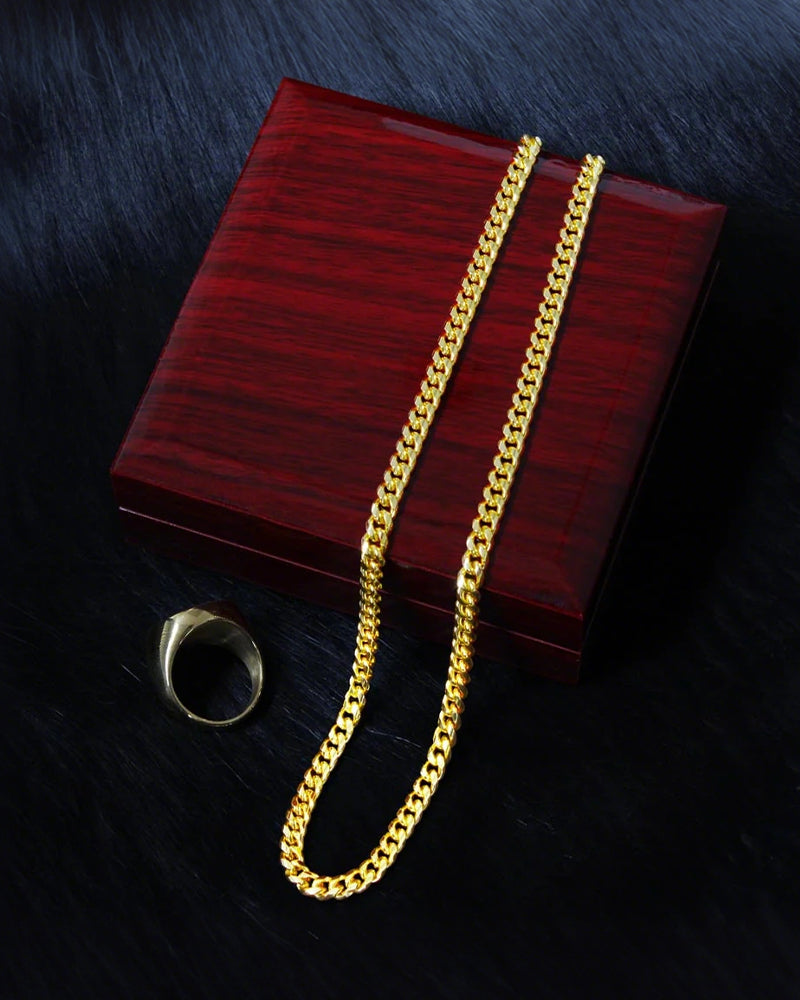 Curvvvy® Classic Cuban Link Chain Gift Set