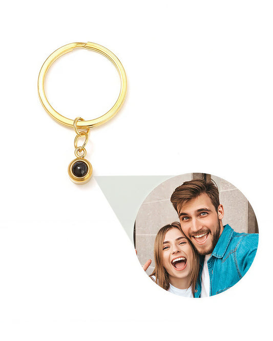 Curvvvy® Personalized Hidden Photo Projection Keychain
