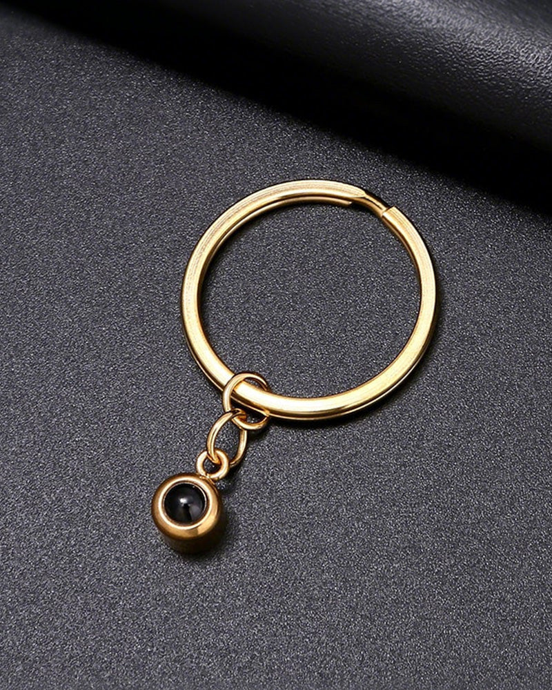 Curvvvy® Personalized Hidden Photo Projection Keychain