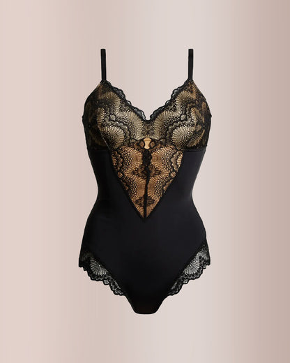 Curvvvy® Sculpting Lace Shapewear Bodysuit