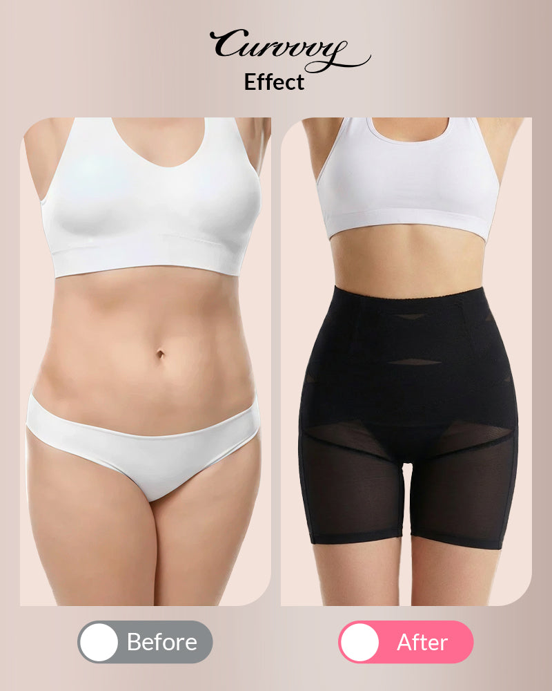 Curvvvy® Seamless High Waist Ice Silk Tummy Control Panties
