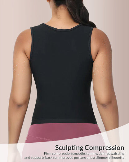 Curvvvy® Adjustable Sauna Sweat Waist Trainer Tank Top
