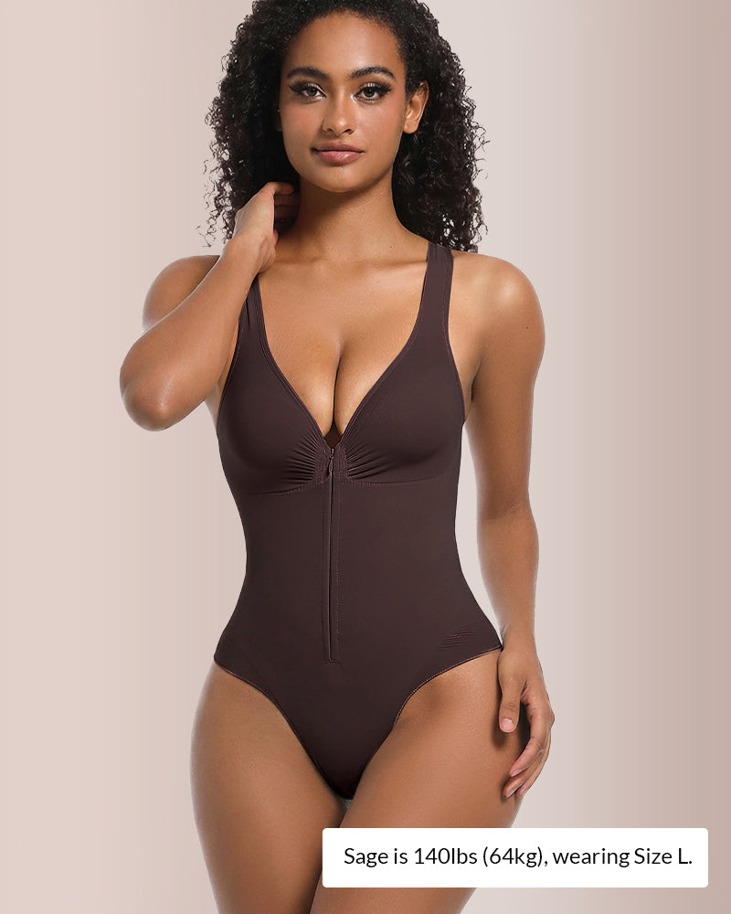 Curvvvy® CurveFlex – Body Shaper mit Reißverschluss und Haken