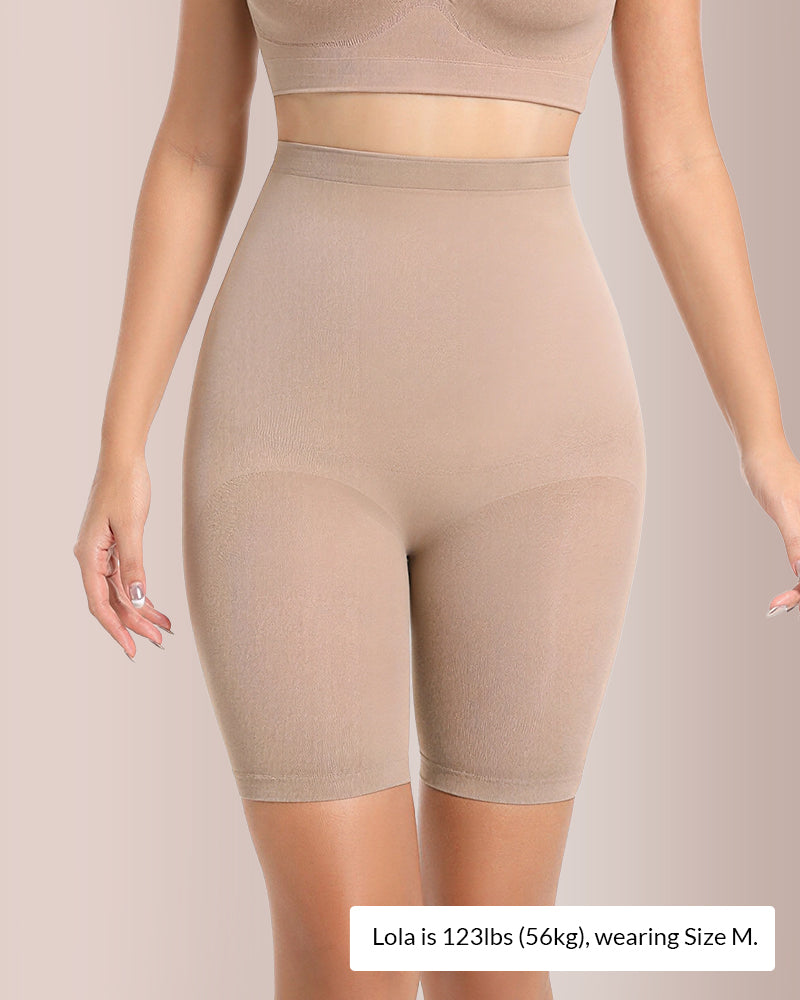 Curvvvy® Sculpt & Lift Seamless High-Waisted Shapewear Shorts