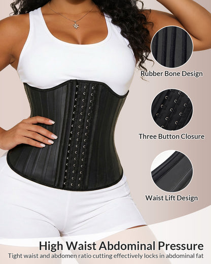 Curvvvy® Sculpting W-Curve Waist Trainer Corset with Adjustable Hooks