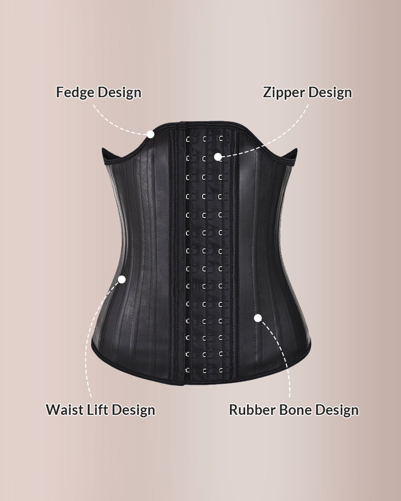 Curvvvy® Sculpting W-Curve Waist Trainer Corset with Adjustable Hooks