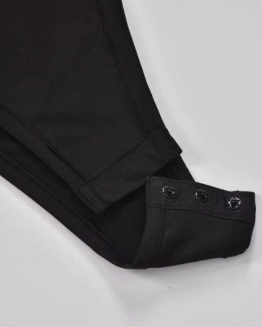 Curvvvy® Solid Long Sleeve Slim Fit Bodysuit