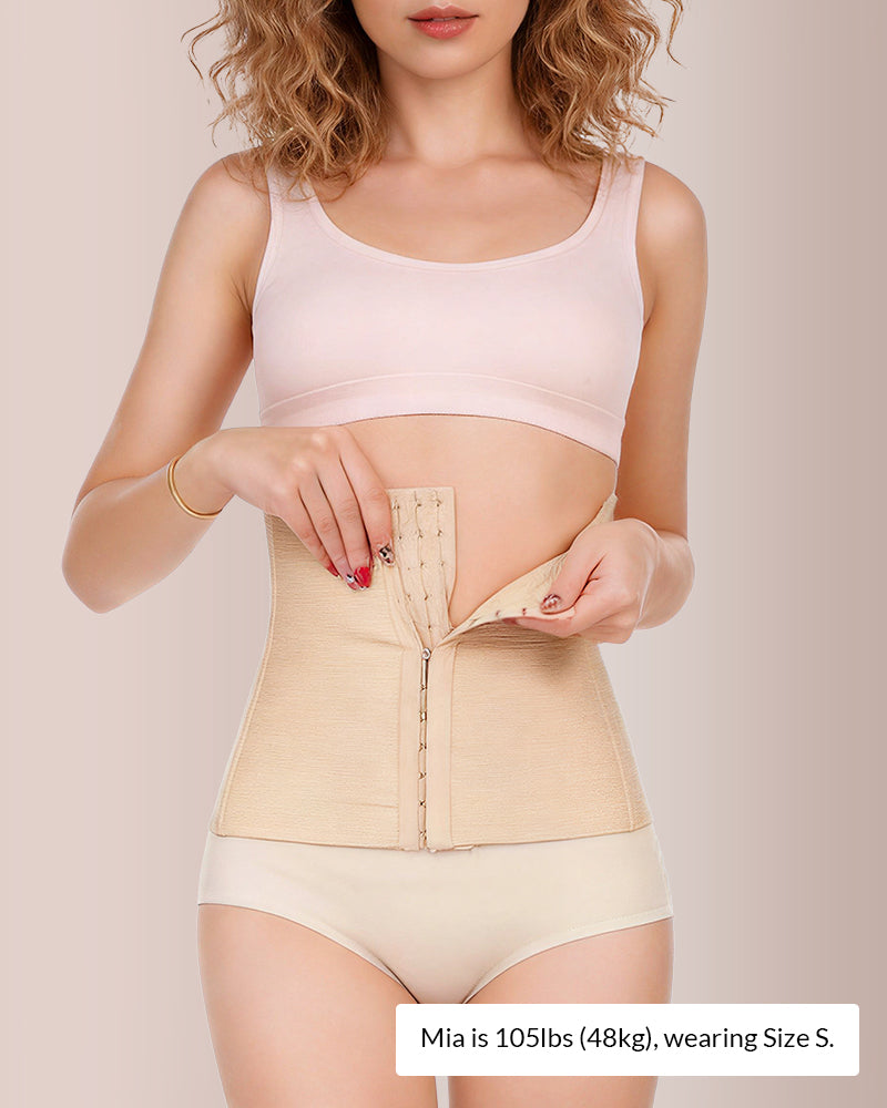 Curvvvy® Sculpt & Support Adjustable Waist Trainer Cincher