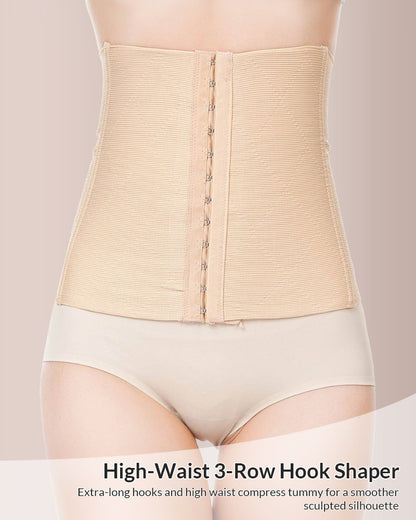 Curvvvy® Sculpt & Support Adjustable Waist Trainer Cincher