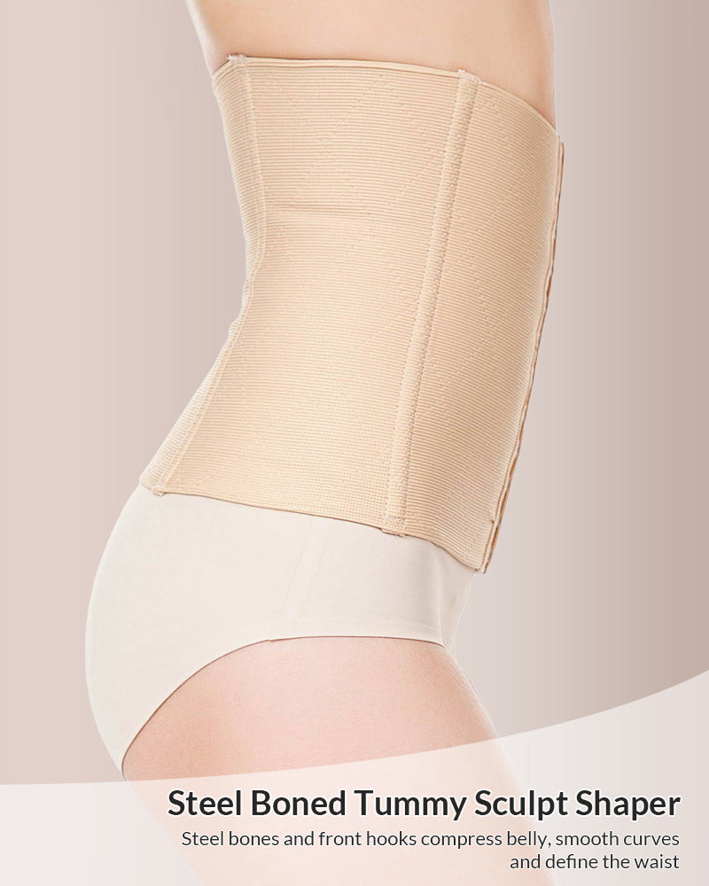 Curvvvy® Sculpt & Support Adjustable Waist Trainer Cincher