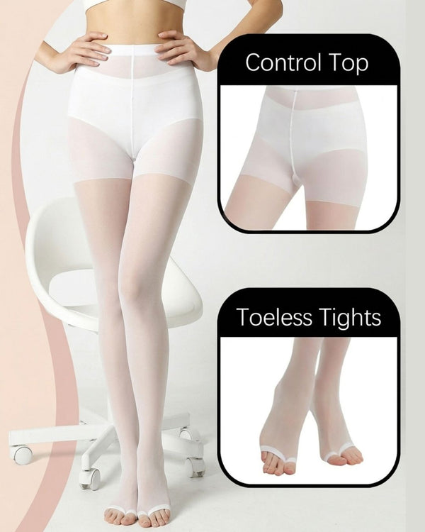 Curvvvy™ Ultradünne 20D Shaping-Strumpfhose ohne Zehen