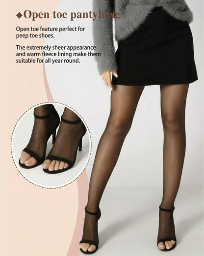 Curvvvy™ Ultradünne 20D Shaping-Strumpfhose ohne Zehen