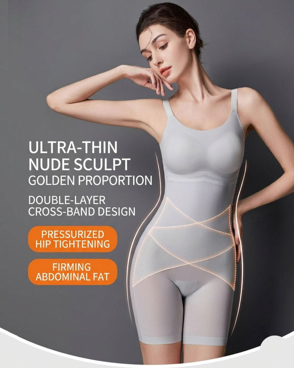 Curvvvy™ Ultradünner Atmungsaktiver Shapewear-Body
