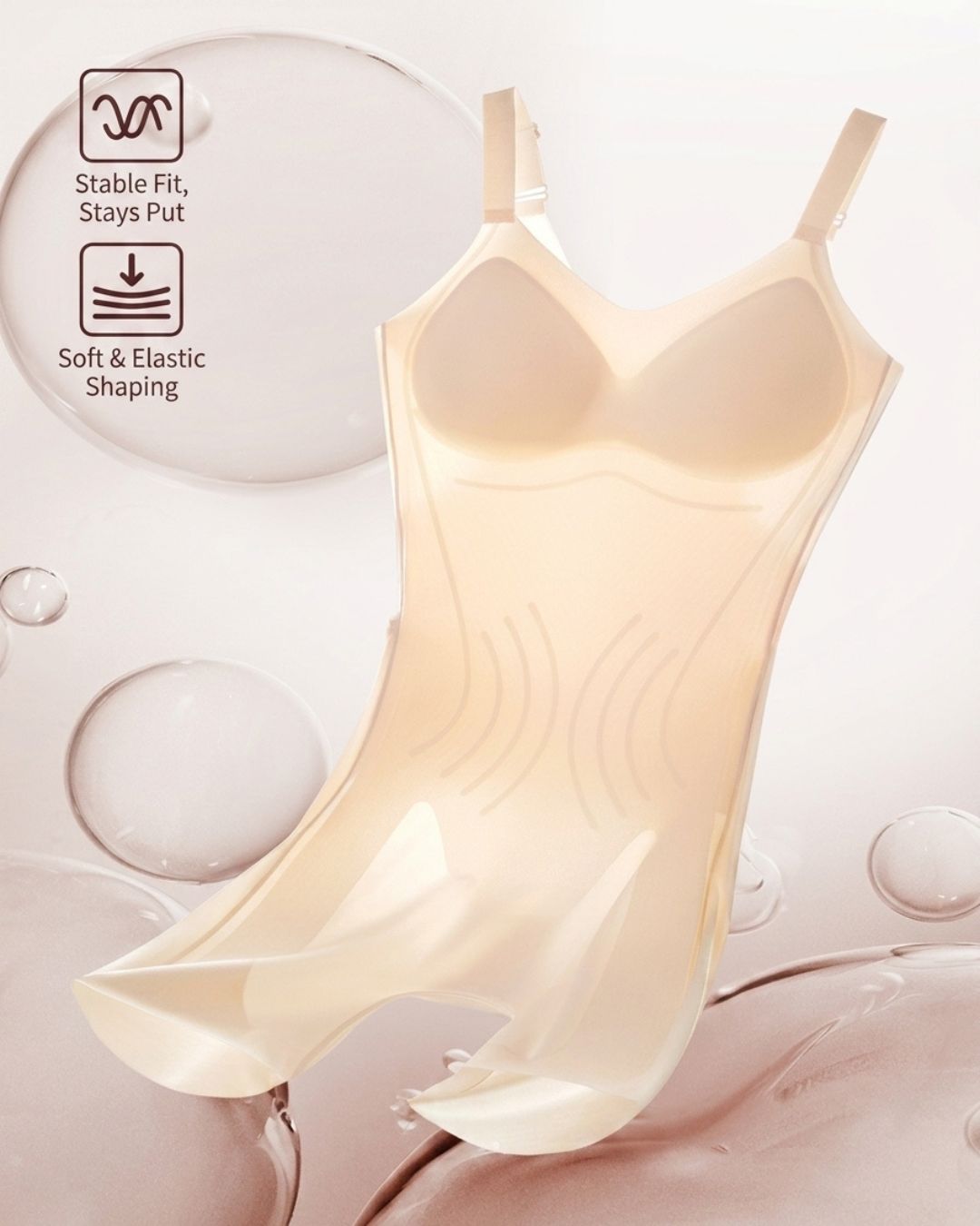 Curvvvy™ Nahtloser Shapewear-Body mit integriertem BH