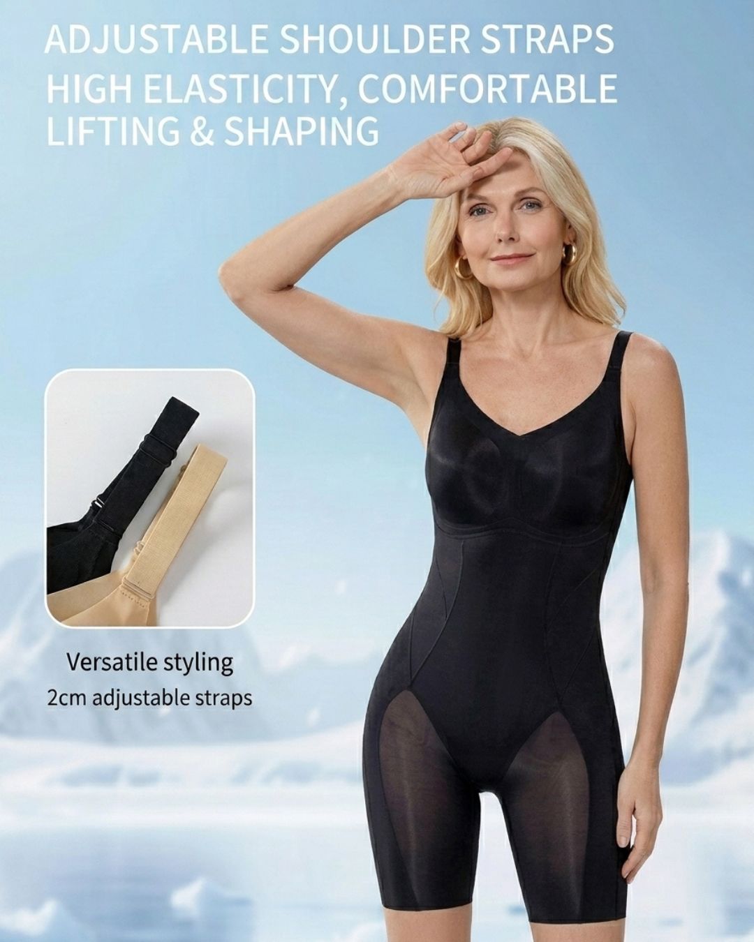 Curvvvy™ Corrigerende Body met Buikcontrole en Billen-Lift