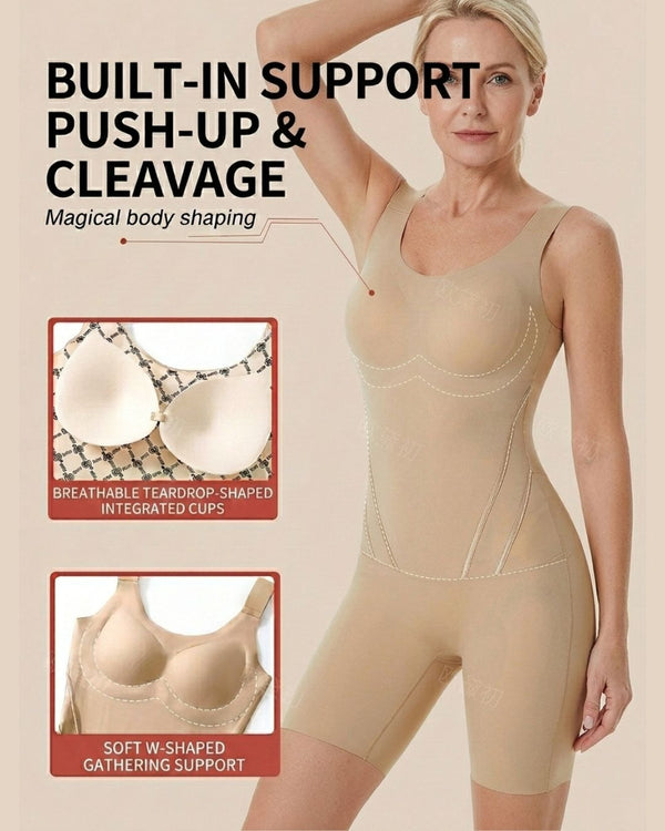 Curvvvy™ Tummy Control Built-In Bra Shapewear Bodysuit