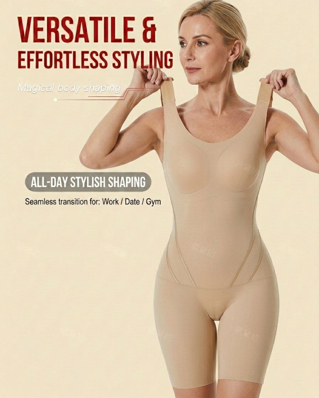 Curvvvy™ Tummy Control Built-In Bra Shapewear Bodysuit