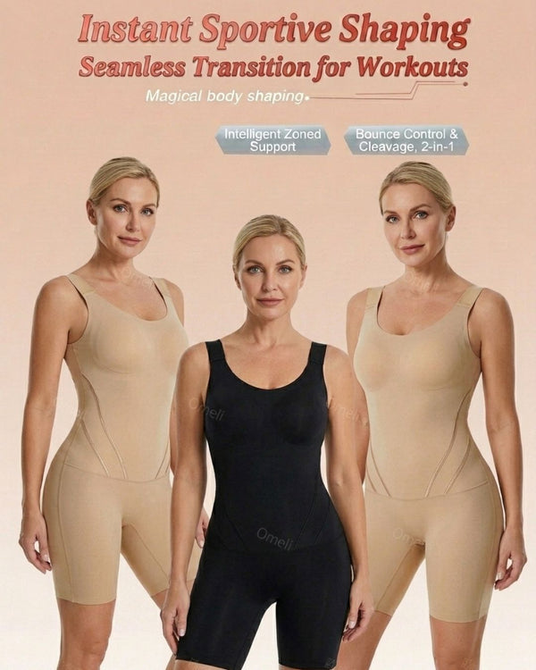 Curvvvy™ Tummy Control Built-In Bra Shapewear Bodysuit